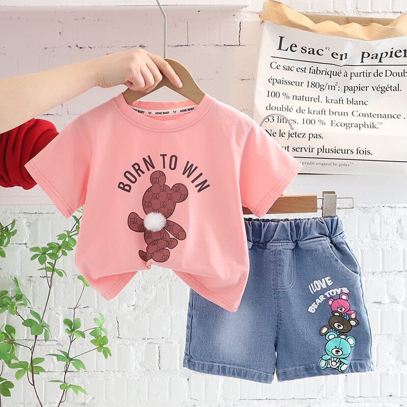 Conjunto Infantil Feminino Coelhinho Pompom Loja Click Certo 