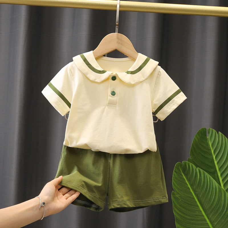 Conjunto Infantil Feminino Golinha conjunto Loja Click Certo Verde 6-12 Meses 