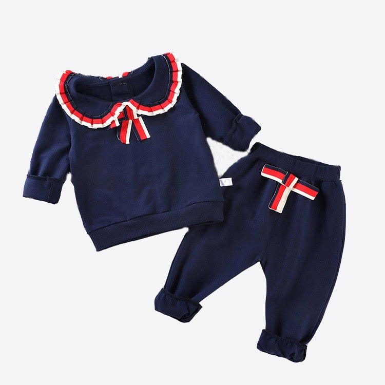 Conjunto Infantil Feminino Marinheiro conjunto Loja Click Certo 