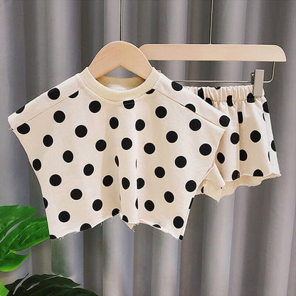 Conjunto Infantil Feminino Poá Loja Click Certo 