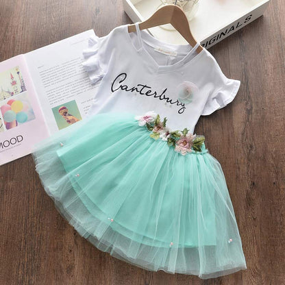 Conjunto Infantil Feminino Primavera conjunto Loja Click Certo Verde 2-3 Anos 