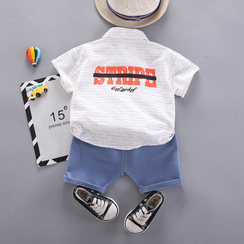 Conjunto Infantil Masculino Bolsinhos conjunto Loja Click Certo 