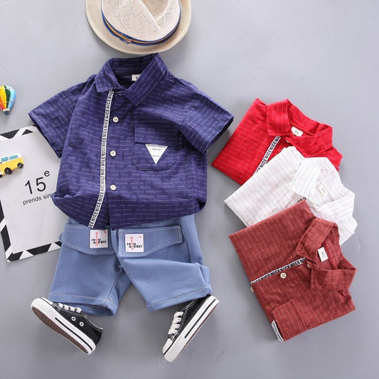 Conjunto Infantil Masculino Bolsinhos conjunto Loja Click Certo 