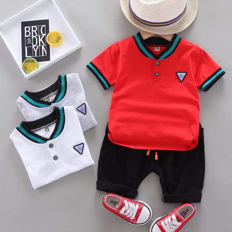 Conjunto Infantil Masculino Botões Loja Click Certo 