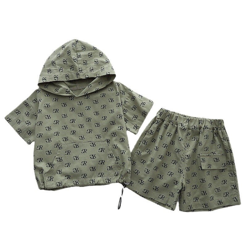 Conjunto Infantil Masculino com Capuz conjunto Loja Click Certo 