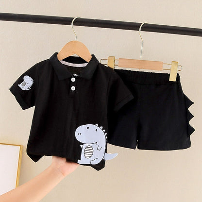 Conjunto Infantil Masculino Dino Baby conjunto Loja Click Certo Preto 2-3 Anos 