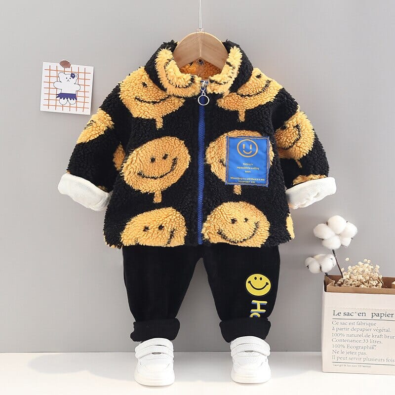 Conjunto Infantil Masculino Emoji Feliz Loja Click Certo 