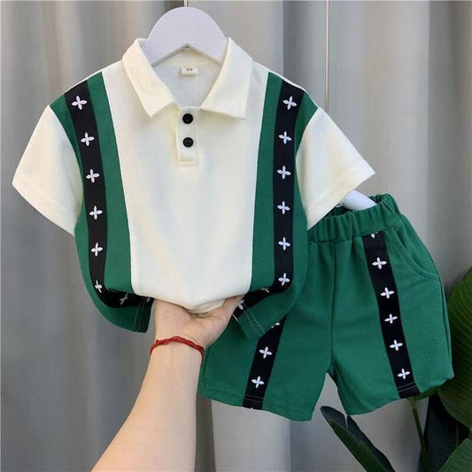 Conjunto Infantil Masculino Luxo Loja Click Certo Verde 12-24 Meses 