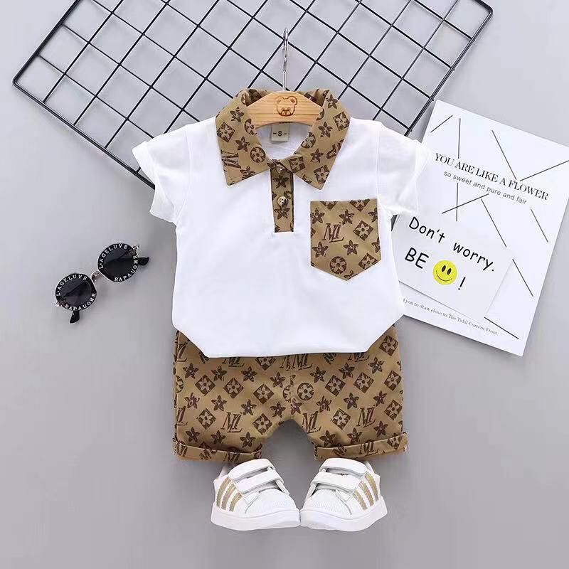 Conjunto Infantil Masculino LV Gola Polo Conjunto Loja Click Certo 