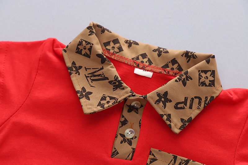 Conjunto Infantil Masculino LV Gola Polo Conjunto Loja Click Certo 