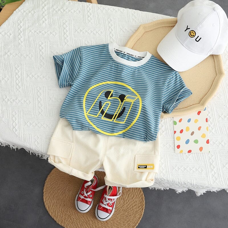 Conjunto Infantil Masculino "Oi" Loja Click Certo 