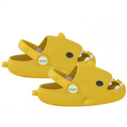 Crocks Tubarão Crocks Loja Click Certo Amarelo 8-12 Meses Palmilha 13cm 