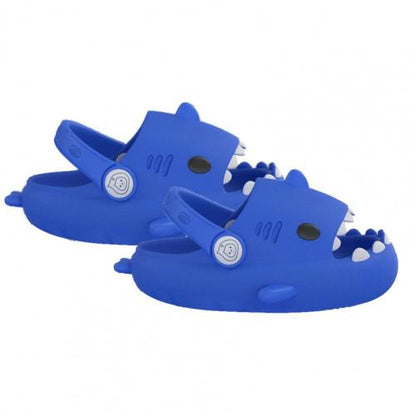 Crocks Tubarão Crocks Loja Click Certo Azul Royal 8-12 Meses Palmilha 13cm 