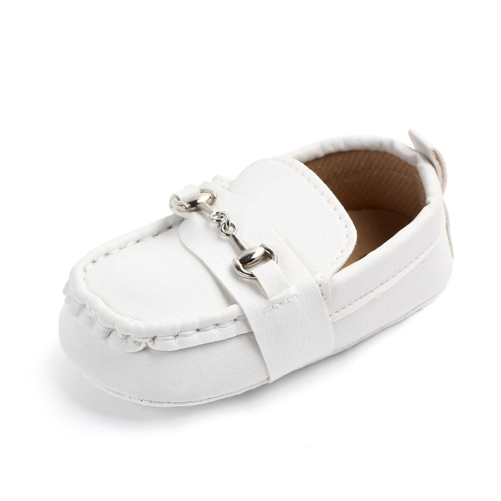 Mocassim Clássico sapato Loja Click Certo Branco 0-6 Meses - 11cm 