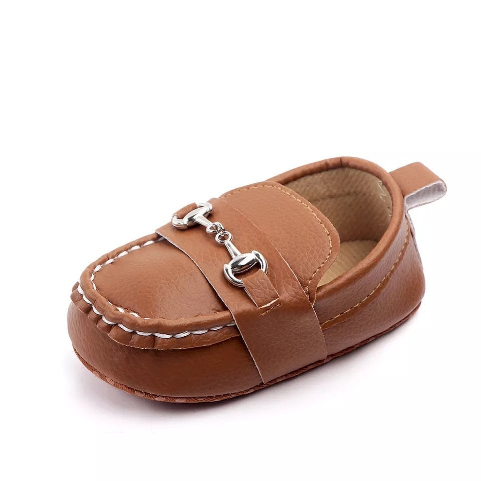 Mocassim Clássico sapato Loja Click Certo Marrom 0-6 Meses - 11cm 