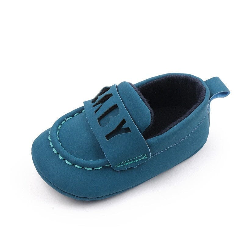 Mocassim Infantil Baby Loja Click Certo Azul 0-6 Meses 