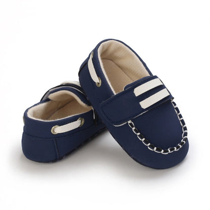 Mocassim Velcro mocassim Loja Click Certo Azul 0-6 Meses 11cm 