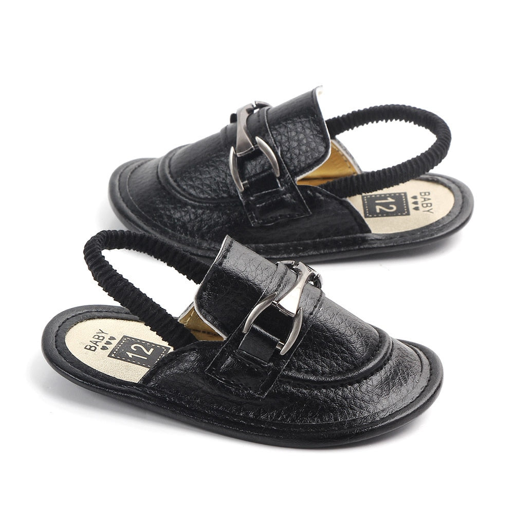 Mule com Fivela Loja Click Certo Preto 0-6 Meses 11cm 