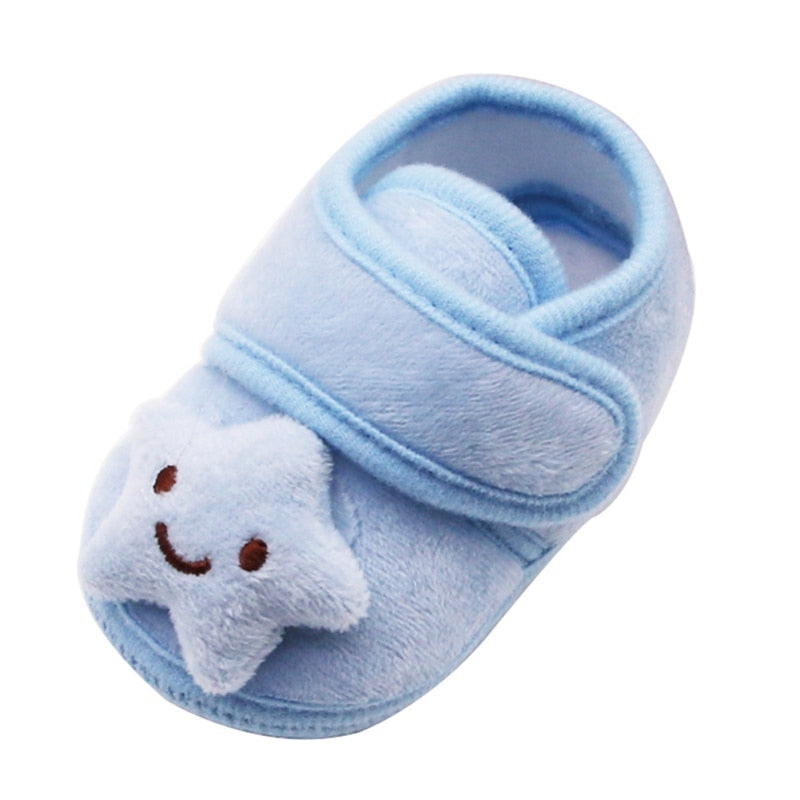 Pantufinha Baby Nuvem Pantufa Loja Click Certo Azul 0-6 Meses - 11cm 