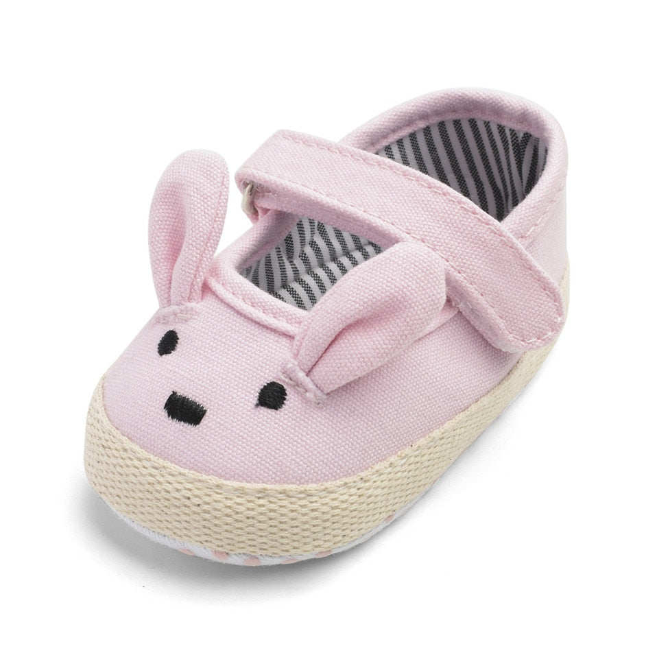 Sapatilha Coelho sapatos Loja Click Certo Rosa 0-6 Meses 11cm 