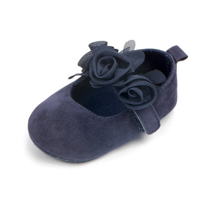 Sapatinho de Rosas sapatos Loja Click Certo Azul 0-6 Meses 11cm 