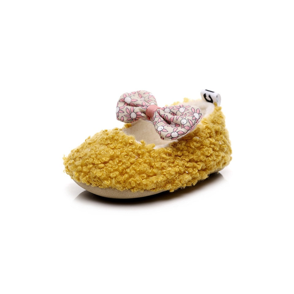 Sapatinho Pelinhos sapatos Loja Click Certo Amarelo 0-6 meses 11cm 