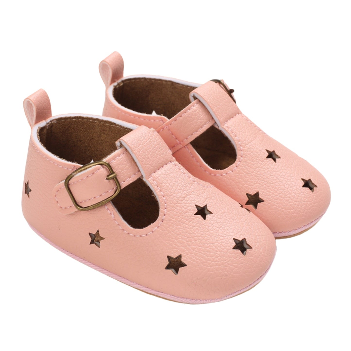 Sapato Estrela Sapato Loja Click Certo Rosa 0-6 meses 11cm 