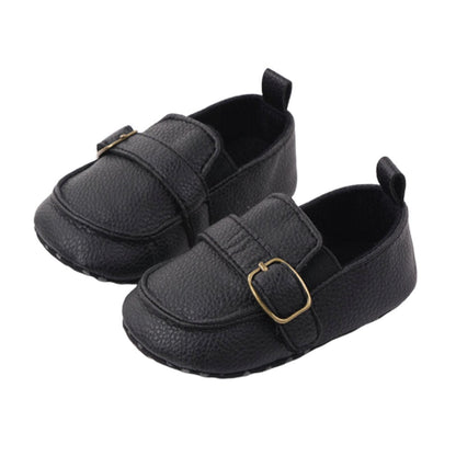 Sapato Mocassim com Fivela Sapato Loja Click Certo Preto 0-6 Meses 