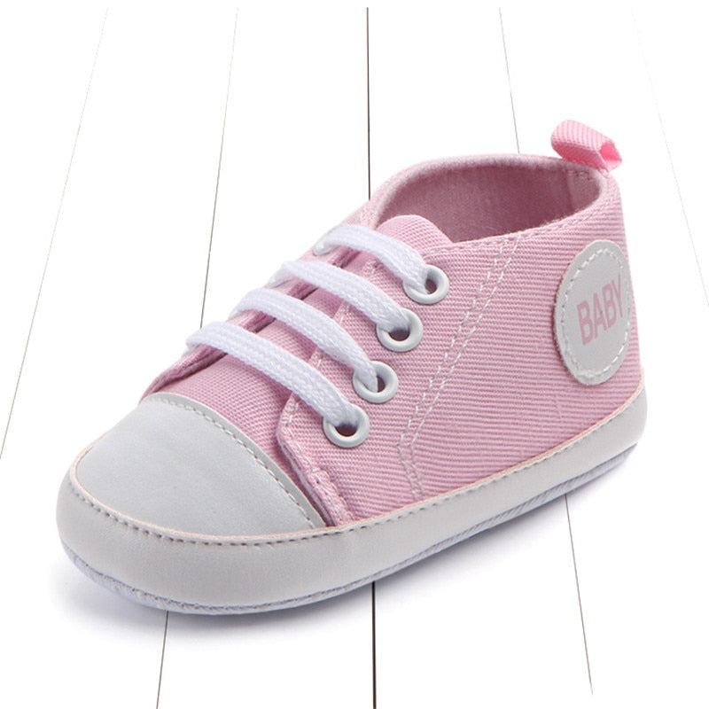 Tênis Baby Tênis Loja Click Certo Rosa 0-6 Meses 11cm 