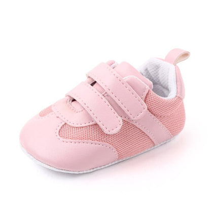 Tênis de Velcro Tênis Loja Click Certo Rosa 0-6 meses 11cm 