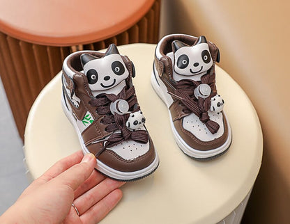 Tênis Infantil NK Panda Loja Click Certo Marrom 8-12 Meses Palmilha 13cm 