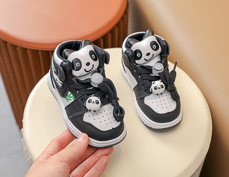 Tênis Infantil NK Panda Loja Click Certo Preto 8-12 Meses Palmilha 13cm 