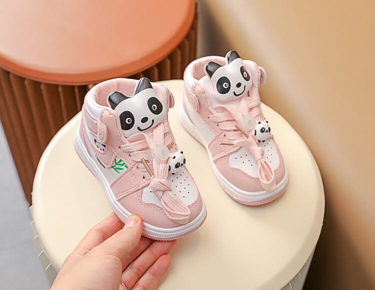 Tênis Infantil NK Panda Loja Click Certo Rosa 8-12 Meses Palmilha 13cm 