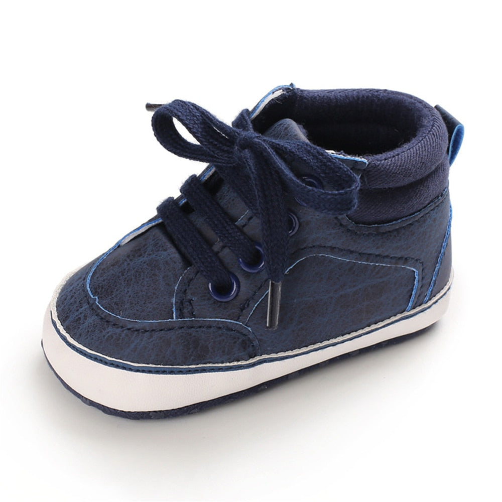 Tênis Sofisticado Moderno tenis Loja Click Certo Azul 0-6 Meses 11cm 