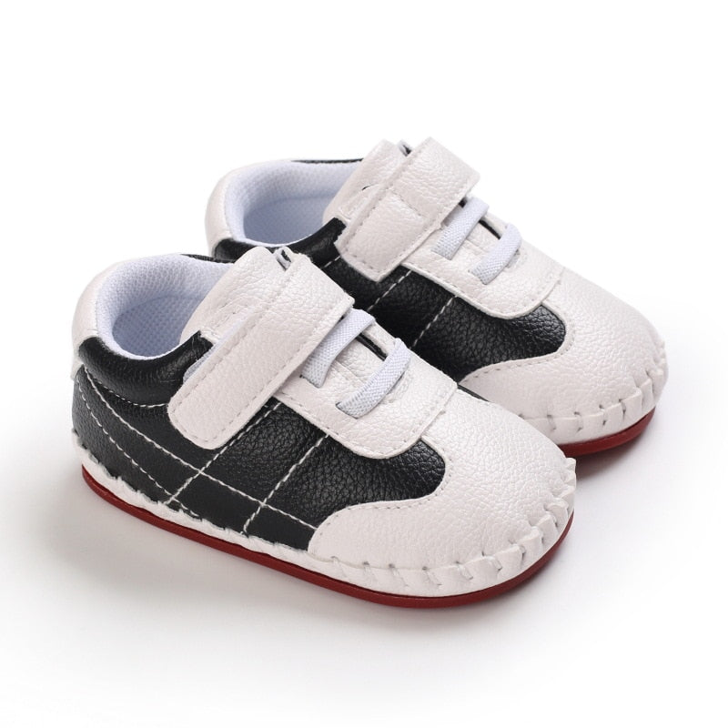 Tênis Velcro Clássico Tênis Loja Click Certo Branco 0-6 Meses 11cm 