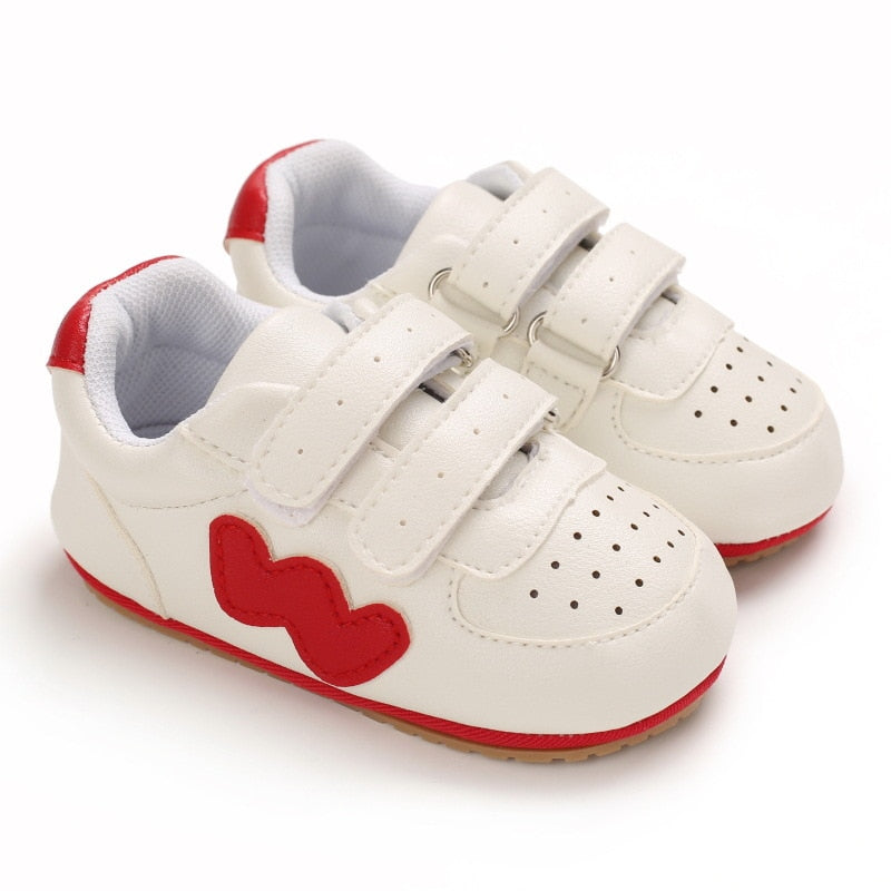 Tênis Velcro Duplo Tênis Loja Click Certo Vermelho 0-6 Meses 11cm 